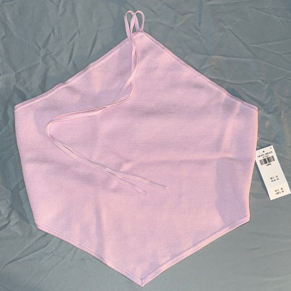 Abercrombie & Fitch Light Pink Knit Top